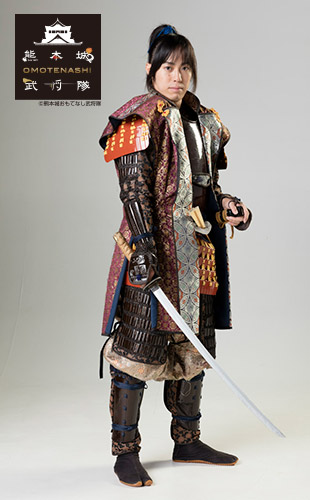 熊本城おもてなし武将隊の立花宗茂さん